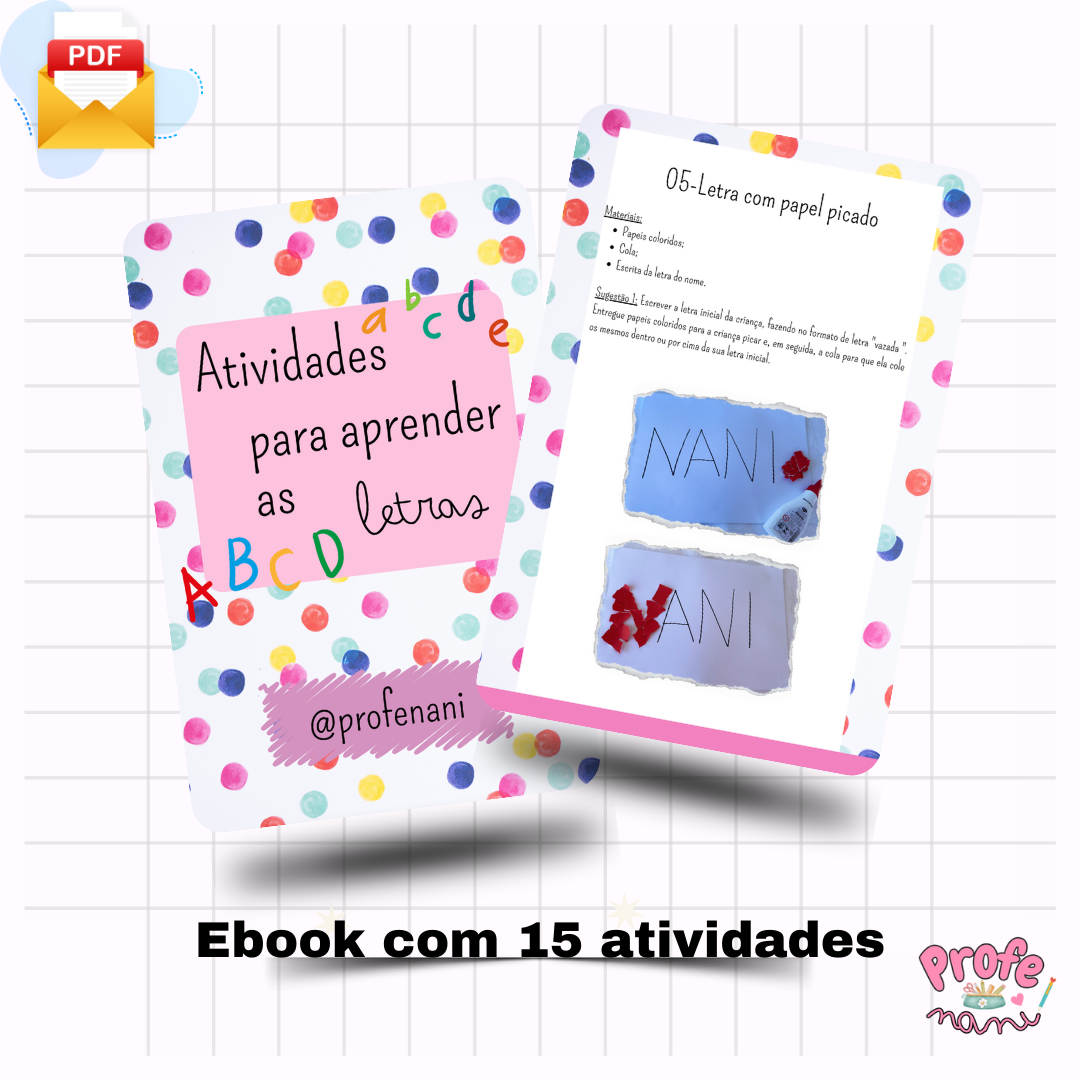 Ebook "Aprendendo as letras"