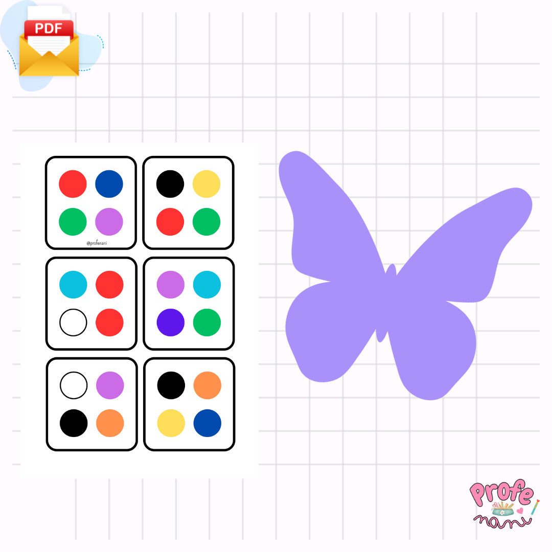 Pareamento de cores na borboleta